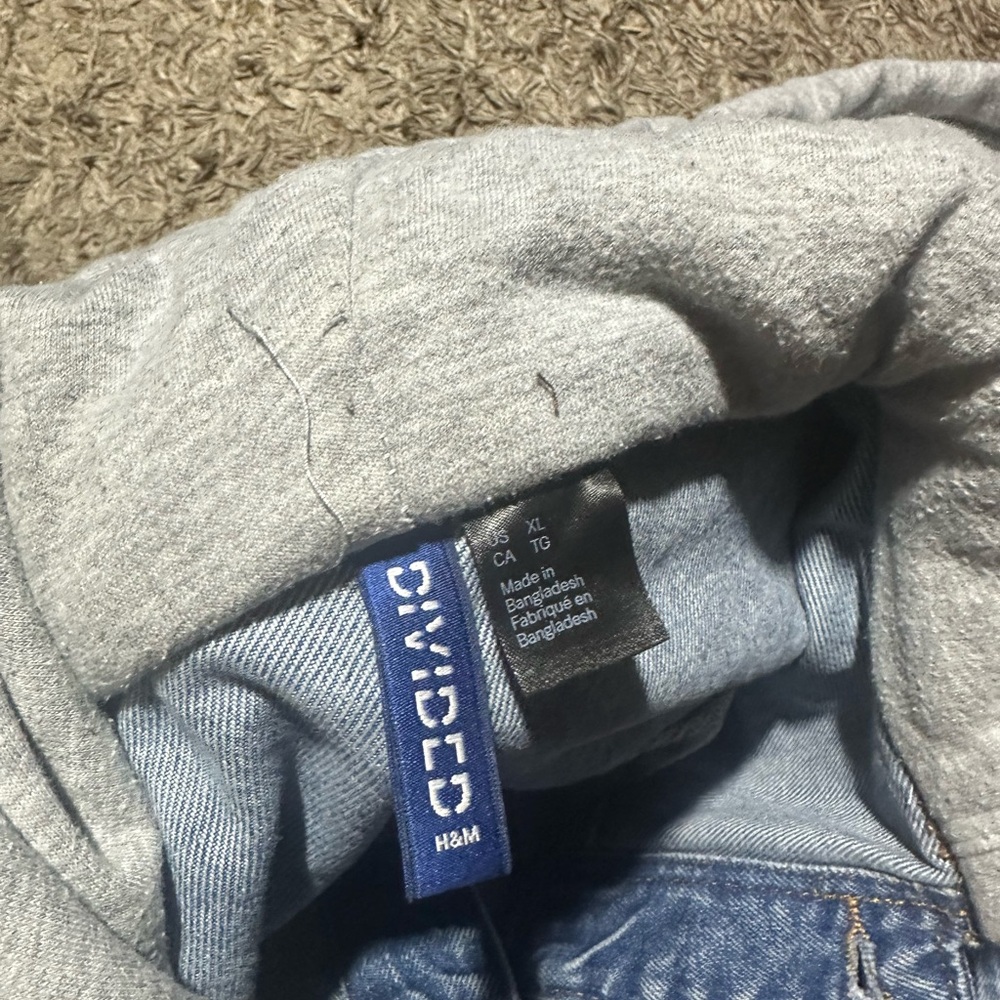 H&M Divided Denim Jacket with Hoodie - Picture 2 of 2